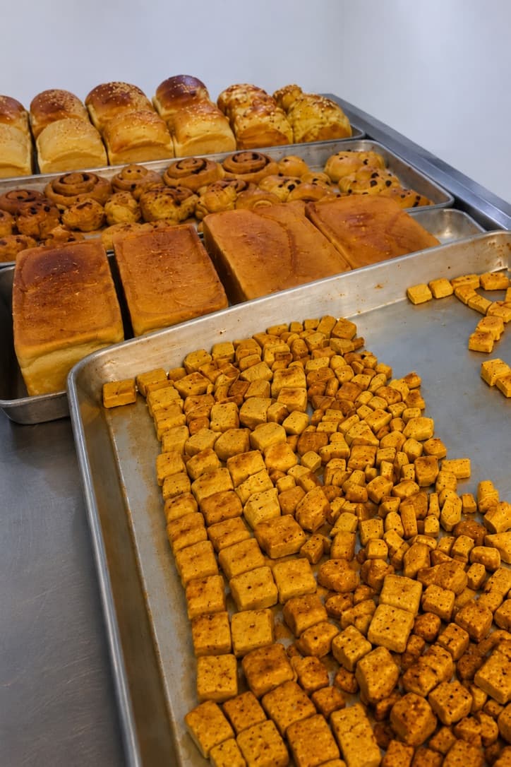 Freshly baked artisan bread loaves from Ajike Bread & Pastries